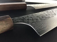 Damastmesser Nakiri 165 White Ebony, 35 Lagen 8 Damastmesser Nakiri 165 White Ebony, 35 Lagen – Bild 6