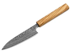 Damastmesser Petty 120 SG2, 63 Lagen, Olive -UMIMI Geschaft damastmesser petty 120 sg2 63 lagen olive 1