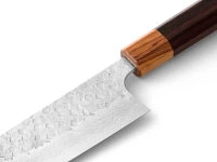 Damastmesser Santoku 165 Rose Ebony, 35 Lagen 4 Damastmesser Santoku 165 Rose Ebony, 35 Lagen – Bild 2