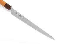 Damastmesser Sujihiki 240, VG-10, Hammerschlag 7 Damastmesser Sujihiki 240, VG-10, Hammerschlag – Bild 5