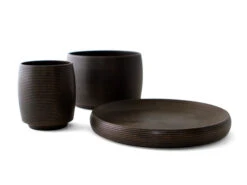 Geschirr-Set Turari Wan Sara Schwarz -UMIMI Geschaft geschirr set turari wan sara schwarz 1