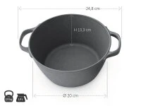 Gusseisen Topf OIGEN, 2 Grössen 16 Gusseisen Topf OIGEN, 2 Grössen – Bild 14