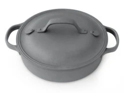 Gusseisen Topf OIGEN, Flach, 24 Cm -UMIMI Geschaft gusseisen topf oigen flach 24 cm 1