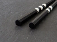 Japanische Essstäbchen Koushigara, Ebenholz 7 Japanische Essstäbchen Koushigara, Ebenholz – Bild 5