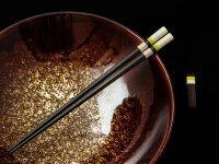 Japanische Essstäbchen Manchester Bee, Ebenholz, Mit Ablage 12 Japanische Essstäbchen Manchester Bee, Ebenholz, Mit Ablage – Bild 10