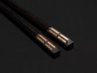 Japanische Essstäbchen MIKAGE, Ebenholz 6 Japanische Essstäbchen MIKAGE, Ebenholz – Bild 4