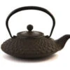 Japanische Teekanne Gusseisen Hira Arare, 0,5 L, Braun