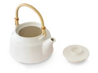 Japanische Teekanne T.Kato, Weiß 5 Japanische Teekanne T.Kato, Weiß – Bild 3