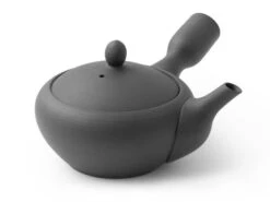 Japanische Teekanne Teppachu Kurokusube, Banko Yaki, 260ml -UMIMI Geschaft japanische teekanne teppachu kurokusube banko yaki 260ml 1