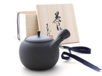 Japanische Teekanne Tokoname Sendan Sen Kaku Mit Geschenkbox 3 Japanische Teekanne Tokoname Sendan Sen Kaku Mit Geschenkbox
