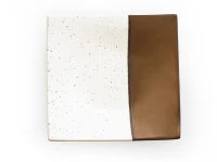 Japanischer Teller Sou, Weiß-gold, 2 Größen 8 Japanischer Teller Sou, Weiß-gold, 2 Größen – Bild 6