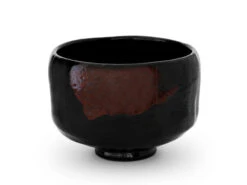 Matcha Schale Raku Schwarz, Kyoto Japan -UMIMI Geschaft matcha schale raku schwarz kyoto japan 1