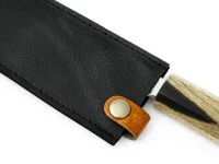 Messerhülle Leder Gyuto, Schwarz 4 Messerhülle Leder Gyuto, Schwarz – Bild 2