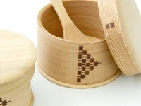 Ohitsu, Japanischer Reisbehälter, 2 Größen 4 Ohitsu, Japanischer Reisbehälter, 2 Größen – Bild 2