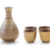 Sake Set Gold, 1 Karaffe, 4 Becher -UMIMI Geschaft sake set gold 1 karaffe 4 becher