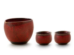Sake Set Shuin, 1 Karaffe, 2 Becher -UMIMI Geschaft sake set shuin 1 karaffe 2 becher 1
