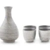 Sake Set Silber, 1 Karaffe, 4 Becher 1 Sake Set Silber, 1 Karaffe, 4 Becher -UMIMI Geschaft sake set silber 1 karaffe 4 becher