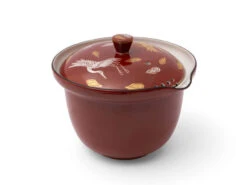 Shiboridashi Teekanne Akaji Kingin Tsuru, 230 Ml -UMIMI Geschaft shiboridashi teekanne akaji kingin tsuru 1