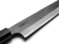 SPG2 Kuroshiage Tsuchime Kiritsuke Sujihiki 255mm, Wenge Handle 5 SPG2 Kuroshiage Tsuchime Kiritsuke Sujihiki 255mm, Wenge Handle – Bild 3