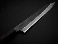 SPG2 Kuroshiage Tsuchime Kiritsuke Sujihiki 255mm, Wenge Handle 10 SPG2 Kuroshiage Tsuchime Kiritsuke Sujihiki 255mm, Wenge Handle – Bild 8