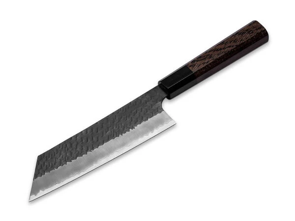 SPG2 Kuroshiage Tsuchime Nakiri 180mm, Wenge Handle 13 SPG2 Kuroshiage Tsuchime Nakiri 180mm, Wenge Handle – Bild 11