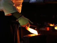 SPG2 Kuroshiage Tsuchime Nakiri 180mm, Wenge Handle 9 SPG2 Kuroshiage Tsuchime Nakiri 180mm, Wenge Handle – Bild 7