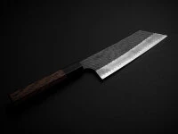 SPG2 Kuroshiage Tsuchime Nakiri 180mm, Wenge Handle 10 SPG2 Kuroshiage Tsuchime Nakiri 180mm, Wenge Handle – Bild 8