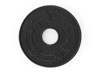 Untersetzer Iwachu Ginkgo, Gusseisen, Ø 13,5 Cm 4 Untersetzer Iwachu Ginkgo, Gusseisen, Ø 13,5 Cm – Bild 3