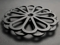 Untersetzer Iwachu Wagiku, Ø 17,5 Cm 6 Untersetzer Iwachu Wagiku, Ø 17,5 Cm – Bild 4